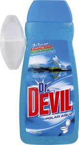 Dr. Devil Polar Aqua, WC gel + košíček, 400 ml