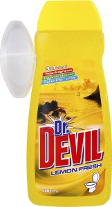 Dr. Devil Lemon Fresh, WC gel + košíček, 400 ml