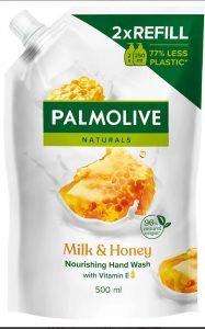 Palmolive Naturals Milk & Honey tekuté mýdlo náhradní náplň 500 ml