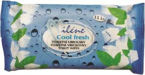 Miléne Cool Fresh vlhčené ubrousky, 15 ks