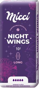 Micci Classic Night dámské vložky s křidélky, 10 ks