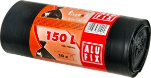 Alufix pytle na odpad, 34 µ, 78 × 105 cm, 150 l, 10 ks