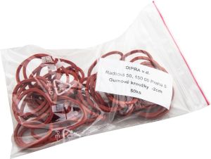 Gumičky pro domácnost, průměr 2 cm, balení 50 kusů