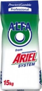 Ariel Alfa Professional, prací prášek, 15 kg