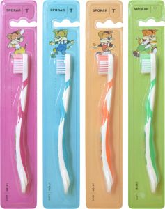 Spokar 3434 Tommy zubní kartáček od 5 do 8 let, měkký