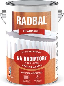 Radbal Standard S2119 barva na radiátory, bílá, 4 l