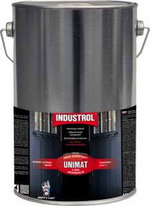 INDUSTROL Unimat vrchní barva na dřevo a kov S2075, 1999 černá, 4 l
