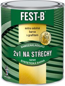 FEST-B S2141, antikorozní nátěr na železo, 0840 červenohnědá, 800 g