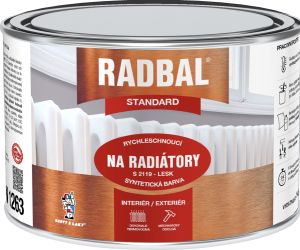 Radbal Standard S2119 barva na radiátory, bílá, 375 ml