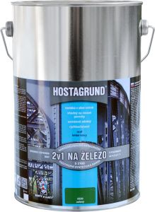 Hostagrund 2v1 S2160 základní i vrchní barva na kov, 0530 zelená, 4 l