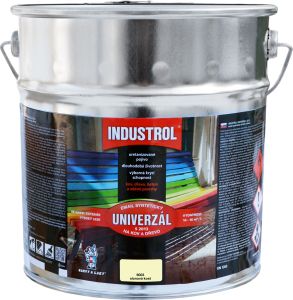 Industrol S2013 univerzál lesk vrchní barva na kov a dřevo, 6003 slonova kost, 9 l