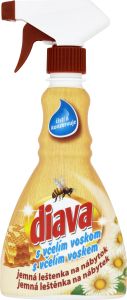 Diava s včelím voskem, pro čištění a leštění nábytku, konzervuje, 300 ml