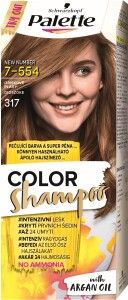Schwarzkopf Palette Color Shampoo barva na vlasy 317 oříškově plavá, 50 ml