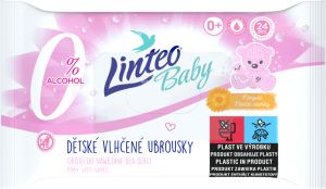 Linteo Baby vlhčené ubrousky s Měsíčkem lékařským, 24 ks