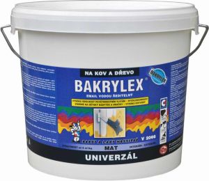 Bakrylex Univerzál mat V2066 barva na dřevo a kov 0199 černá, 5 kg