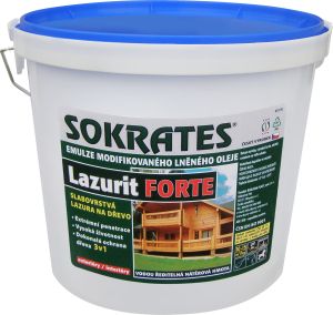 Sokrates Lazurit Forte lazura na dřevo, čirá báze, 4 kg