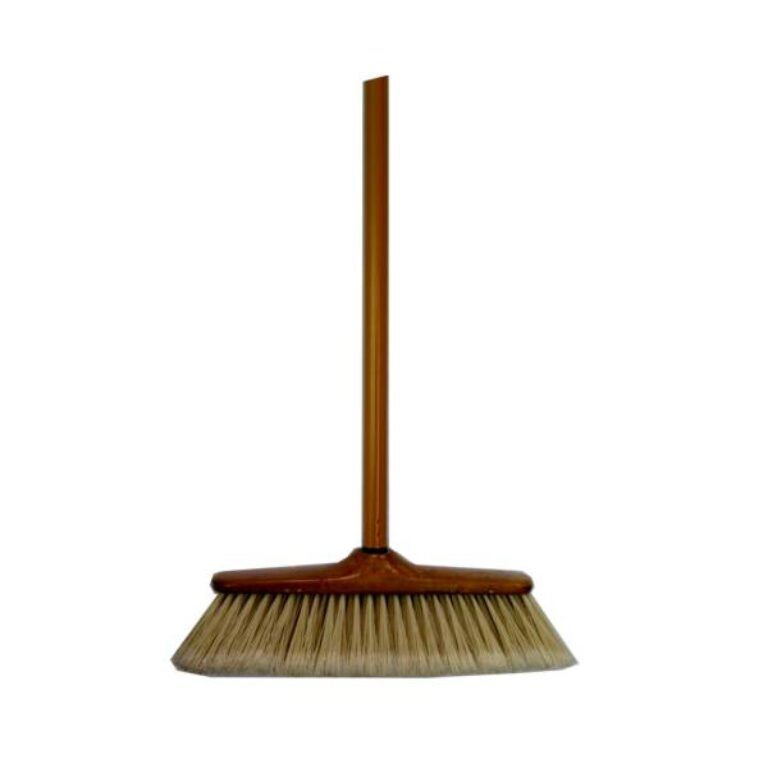 Smeták s holí imitace dřeva