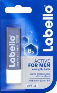 Labello Active for Men balzám na rty pro muže, 4,8 g