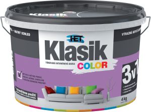 Het Klasik Color malířská barva, 0347 fialová, 4 kg