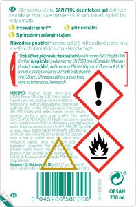 Sanytol gel na ruce, 250 ml