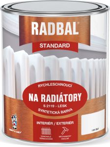 Radbal Standard S2119 barva na radiátory, bílá, 0,6 l