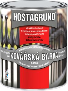 HOSTAGRUND kovářská barva S2160K, 0950 kovářská čerň, 600 ml