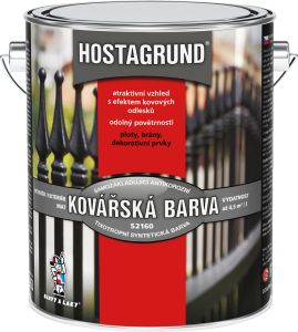 HOSTAGRUND kovářská barva S2160K, 0950 kovářská čerň, 2,5 l