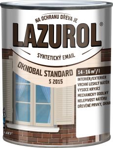 LAZUROL Oknobal Standard barva na okna S2015, bílá, 600 ml