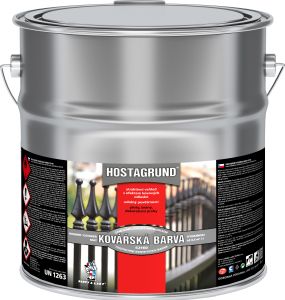 HOSTAGRUND kovářská barva S2160K, 0950 kovářská čerň, 9 l