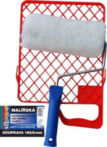 BARVY A LAKY HOSTIVAŘ Vestan komplet váleček na malování s držákem a mřížkou, 180 mm