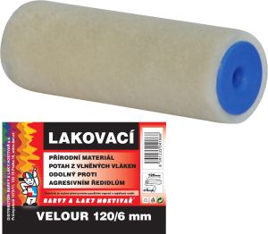 BARVY A LAKY HOSTIVAŘ Velur váleček na malování pro držák 6 mm, 120 mm
