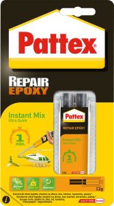 Pattex Repair Epoxy Ultra Quic 1 min dvousložkové epoxidové lepidlo, 11 ml