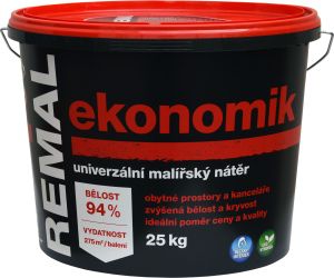 REMAL Ekonomik univerzální malířská barva na zeď, 25 kg