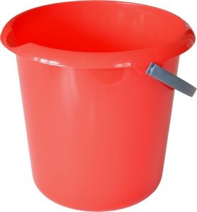 Spokar kbelík plastový s výlevkou, objem 10 l, různé barvy, 1 kus