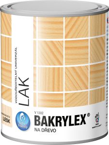 Bakrylex V1302 univerzál lesk disperzní lak na dřevo bezbarvý, 600 g