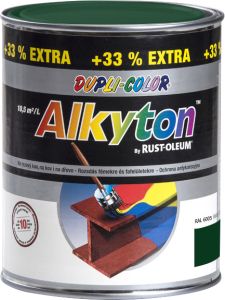 Dupli-Color Alkyton Lesk, samozákladová barva na rez, Ral 6005 mechová zelená, 1 l
