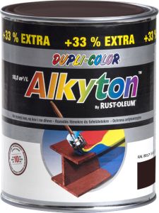 Dupli-Color Alkyton Lesk, samozákladová barva na rez, Ral 8017 tmavě hnědá, 1 l