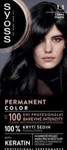 Syoss barva na vlasy, 1-1 Černý