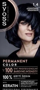 Syoss barva na vlasy, 1-4 Modročerný