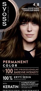 Syoss barva na vlasy, 4-8 Čokoládově Hnědý