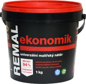 REMAL Ekonomik univerzální malířská barva na zeď, 1 kg