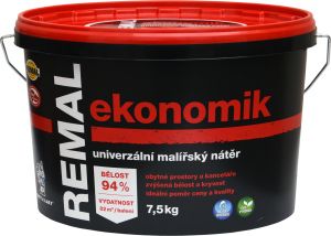 REMAL Ekonomik univerzální malířská barva na zeď, 7,5 kg