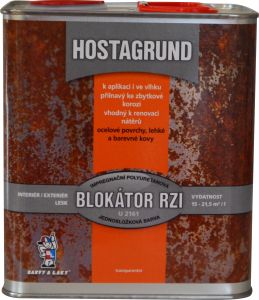 Hostagrund U2161 blokátor rzi základní barva na kov, 2,5 l