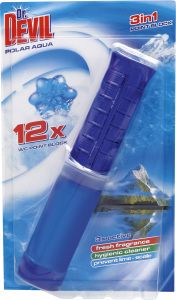 Dr. Devil 3v1 Point Block WC blok v tubě Polar Aqua, 75 ml