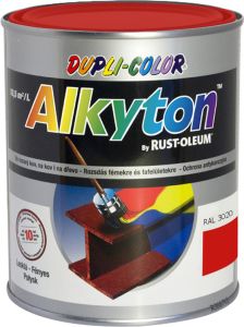 Dupli-Color Alkyton Lesk, samozákladová barva na rez, Ral 3020 dopravní červená, 750 ml