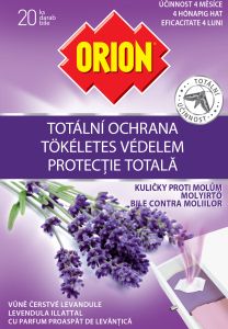 Orion Fragance, kuličky proti molům, levandule, 20 ks
