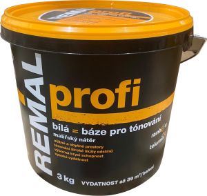 REMAL Profi malířská barva na sádrokarton a sanační omítky, 3 kg