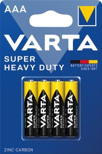 Varta Superlife, baterie AAA, zinko ulhíkové, 4 ks