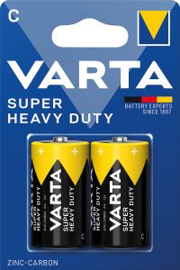 Varta Superlife, baterie C, malé mono, 2 ks