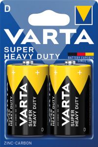 Varta Superlife, baterie D, velké mono, 2 ks